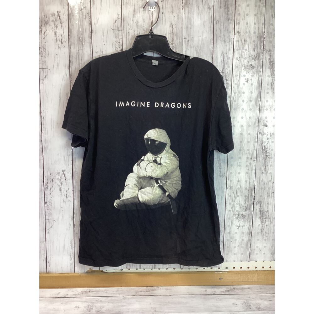 The Who Imagine Dragons Tour 2014 Men's Short Sleeve Graphic Shirt Black Medium